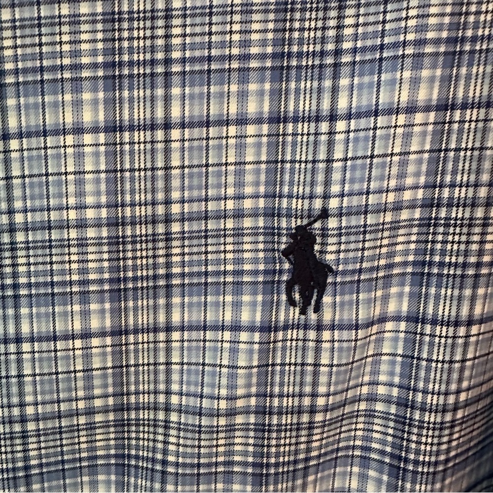 NWT Ralph Lauren XXL Performance Check Preppy Button Down Dress Shirt Stretch - Picture 4 of 14